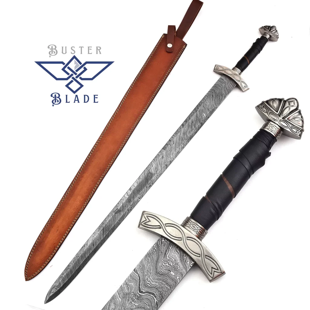 41" Viking Carolingian Sword Damascus Blade 811