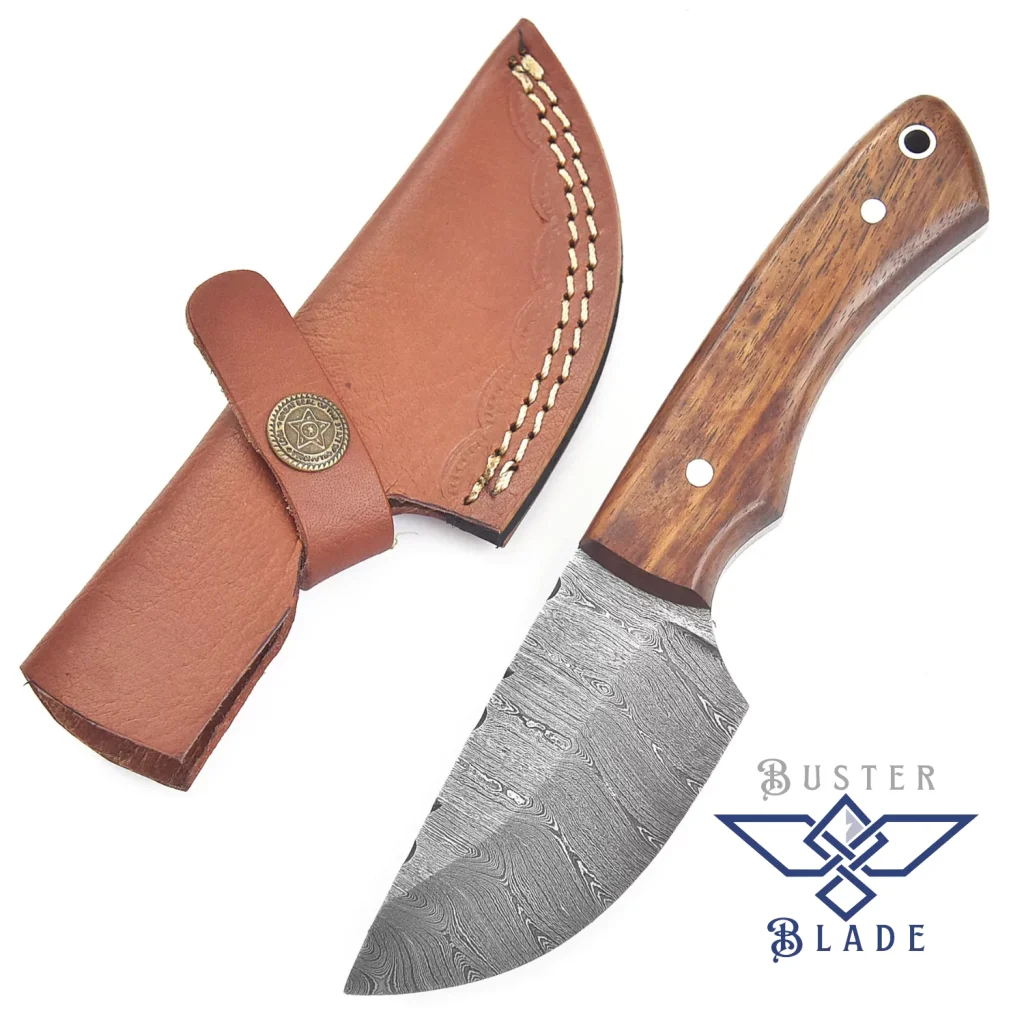 Damascus Skinner Hunting Skinning Knife with Sheath 251